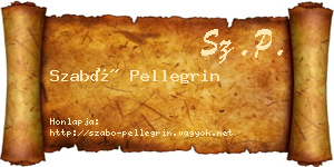 Szabó Pellegrin névjegykártya